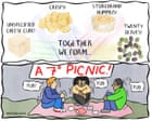 Madeline Horwath on spring picnics – cartoon madeline-horwath-on-spring-picnics-–-cartoon