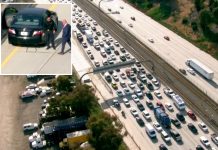 Eastbound 105 Freeway still closed, hours after man found shot inside car eastbound-105-freeway-still-closed,-hours-after-man-found-shot-inside-car
