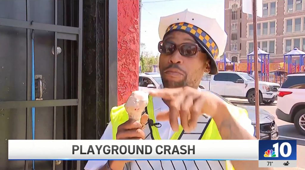 hero-crossing-guard-who-pulled-child-from-crash-goes-viral-for-interview-eating-ice-cream:-‘thank-you,-jesus!’